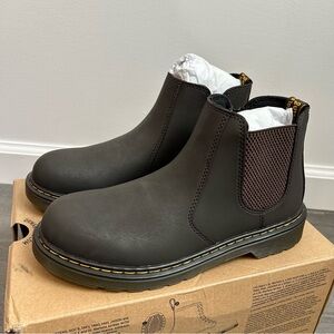 Dr. Martens Kids Chelsea Boots in Charcoal